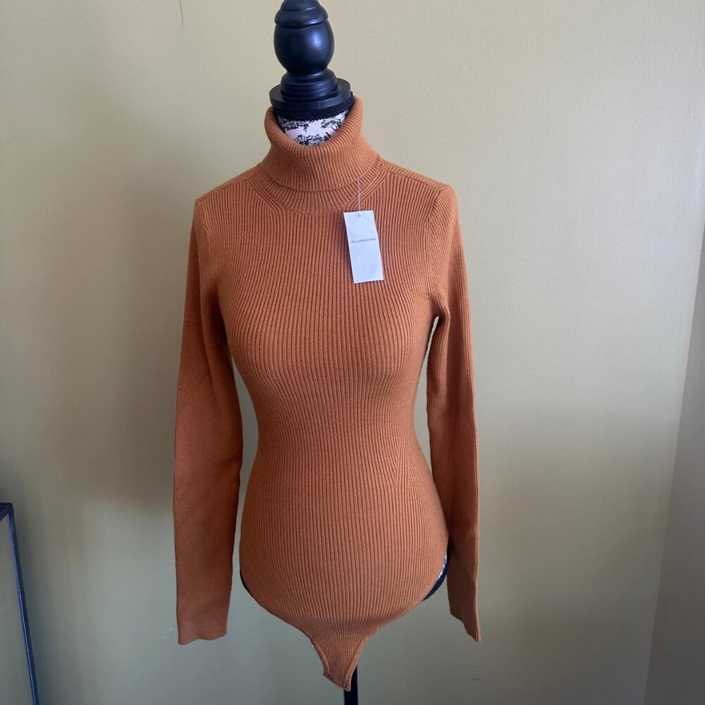 A&F NTW Turtleneck Bodysuit